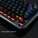Tastatura mecanica Pro gaming SL2039 Seria Asalt Raiders Tastatura personalizabila cu lumina LED RGB multicolora